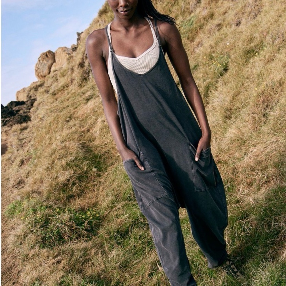 Free People Movement Hot Shot onesie dark grey XS